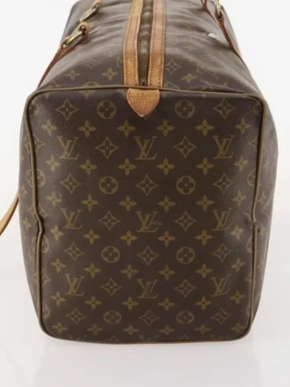 LOUIS VUITTON Monogram Sac Souple 55 Boston Bag M41622 LV Auth 183820